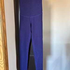 Zelle Purple/Black High Waisted Leggings X-Small